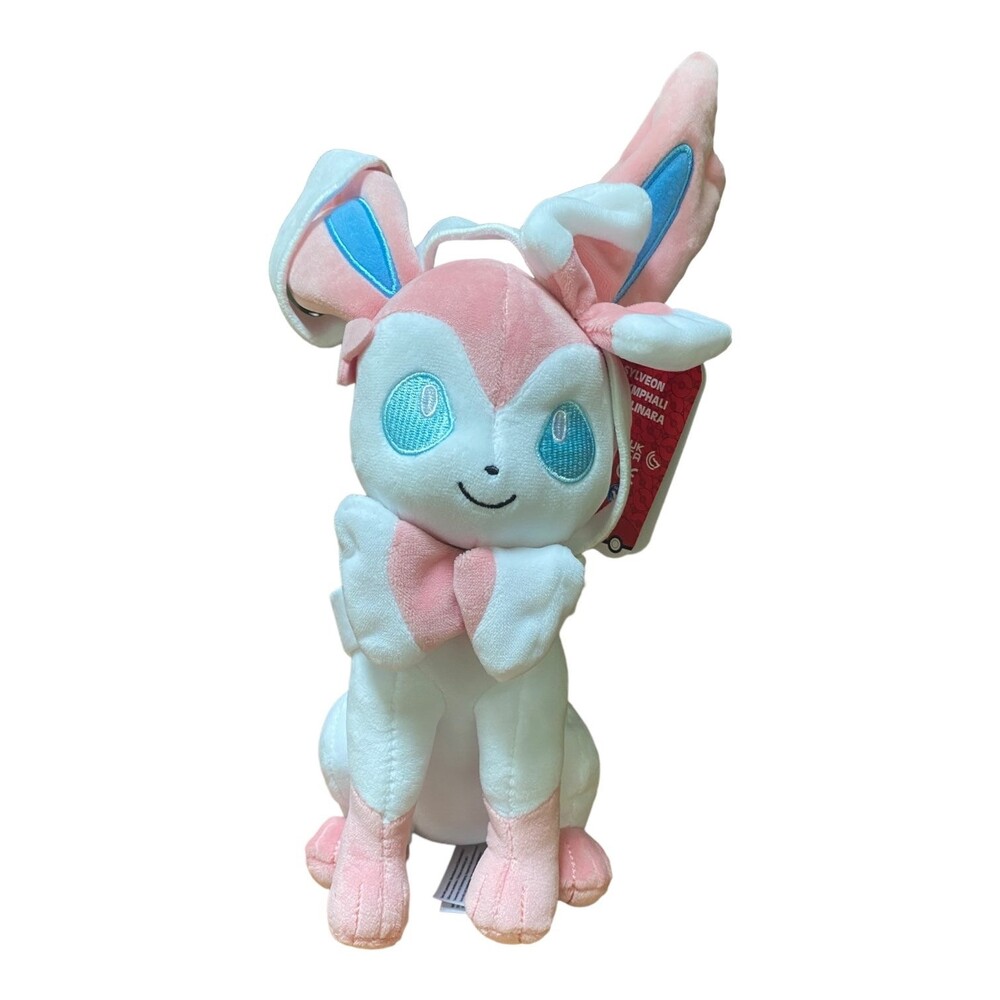 Pokemon Eevee Evolution Sylveon Exclusive 8-Inch Plush Collectible